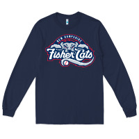 Navy new hampshire fisher cats Long Sleeve Tee - linhVisuals