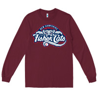 Burgundy new hampshire fisher cats Long Sleeve Tee - linhVisuals
