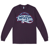 Plum new hampshire fisher cats Long Sleeve Tee - linhVisuals