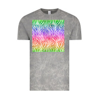 Cloud Rock watercolor rainbow tiger seamless pattern Vintage Tee - BundleAndBundleShop