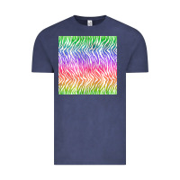 Vintage Denim watercolor rainbow tiger seamless pattern Vintage Tee - BundleAndBundleShop