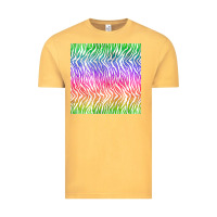 Vintage Mustard watercolor rainbow tiger seamless pattern Vintage Tee - BundleAndBundleShop