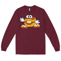 Burgundy montgomery biscuits Long Sleeve Tee - linhVisuals