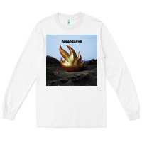 White Clear Design Long Sleeve Tee - linhVisuals
