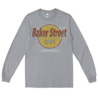 Heather Grey baker street cafe 221b london   sherlock holmes fans Long Sleeve Tee - linhVisuals