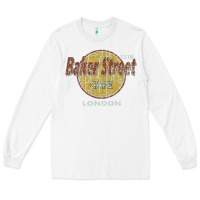 White baker street cafe 221b london   sherlock holmes fans Long Sleeve Tee - linhVisuals