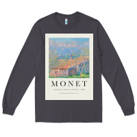 Smoke Claude Monet 1888 Long Sleeve Tee - linhVisuals