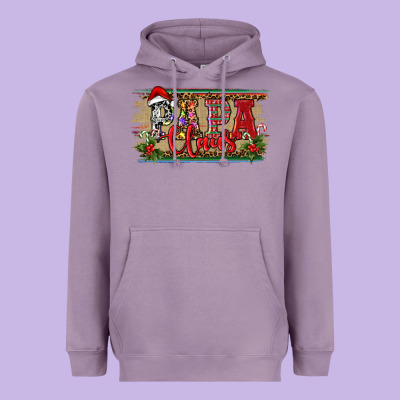 Christmas Western Papa Claus Heavyweight Hoodie Designed By Ranaportraitstore