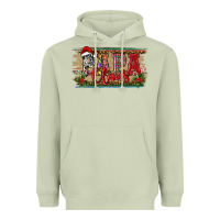 Matcha Christmas Western Papa Claus Heavyweight Hoodie - RanaPortraitStore