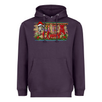 Plum Christmas Western Papa Claus Heavyweight Hoodie - RanaPortraitStore