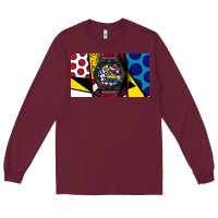 Burgundy hublot Long Sleeve Tee - linhVisuals