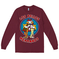 Burgundy los polos hermanos [tb] Long Sleeve Tee - linhVisuals