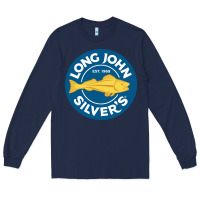 Navy resto,  silver's Long Sleeve Tee - linhVisuals
