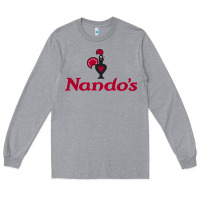 Heather Grey resto, nando's Long Sleeve Tee - linhVisuals