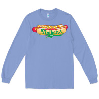 Colony Blue resto, nathan's Long Sleeve Tee - linhVisuals
