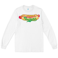 White resto, nathan's Long Sleeve Tee - linhVisuals