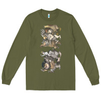 Army Green where the wild things are Long Sleeve Tee - linhVisuals