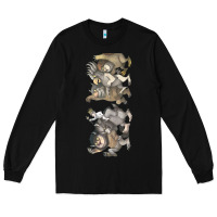 Black where the wild things are Long Sleeve Tee - linhVisuals