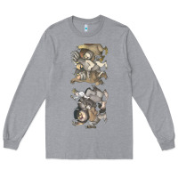 Heather Grey where the wild things are Long Sleeve Tee - linhVisuals