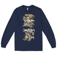Navy where the wild things are Long Sleeve Tee - linhVisuals