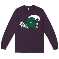 Plum tulane green wave Long Sleeve Tee - linhVisuals