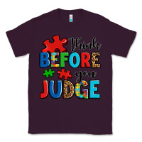 Plum think before you judge Classic Tee - OliviaCreatesArt
