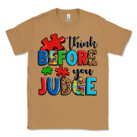 Toasted Coconut think before you judge Classic Tee - OliviaCreatesArt