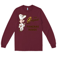 Burgundy resto pancake house Long Sleeve Tee - linhVisuals