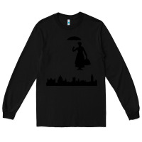 Black marry poppins Long Sleeve Tee - linhVisuals