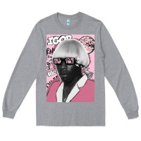 Heather Grey tyler the creator 2 Long Sleeve Tee - linhVisuals