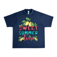 Navy sweet summer time lemonade Urban Heavy Tee - BundleAndBundleShop