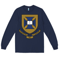 Navy university of queensland Long Sleeve Tee - linhVisuals