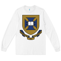 White university of queensland Long Sleeve Tee - linhVisuals