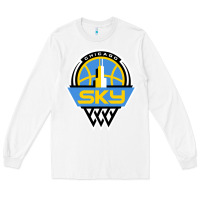 White chicago women sport Long Sleeve Tee - linhVisuals
