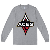 Heather Grey the aces, la women sport Long Sleeve Tee - linhVisuals