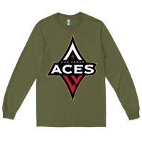 Army Green the aces, la women sport Long Sleeve Tee - linhVisuals