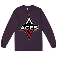 Plum the aces, la women sport Long Sleeve Tee - linhVisuals
