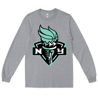 Heather Grey new york women sport Long Sleeve Tee - linhVisuals