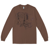 Chestnut middle earth map [tw] Long Sleeve Tee - linhVisuals