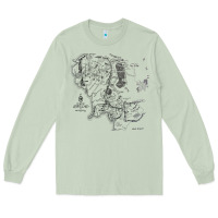Matcha middle earth map [tw] Long Sleeve Tee - linhVisuals