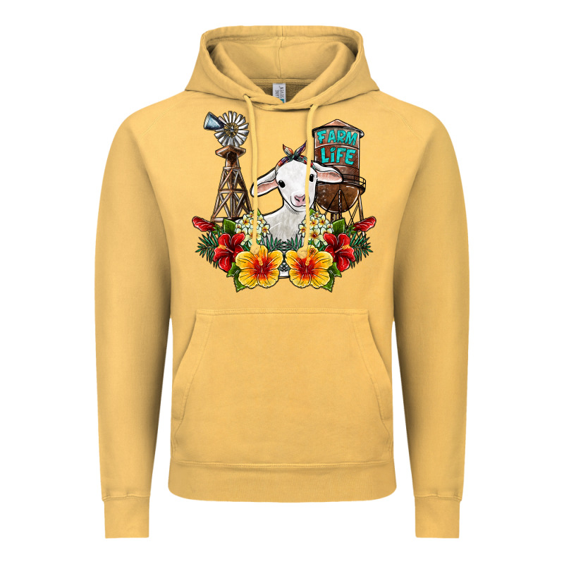 Farm Life Sheep Vintage Hoodie by SublimationCraftShop | Teevron