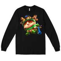 Black league of legends teemo Long Sleeve Tee - linhVisuals