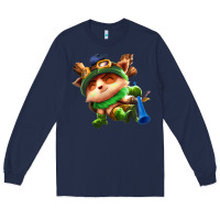 Navy league of legends teemo Long Sleeve Tee - linhVisuals