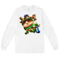 White league of legends teemo Long Sleeve Tee - linhVisuals
