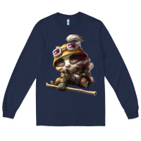 Navy league of legends teemo Long Sleeve Tee - linhVisuals