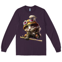 Plum league of legends teemo Long Sleeve Tee - linhVisuals