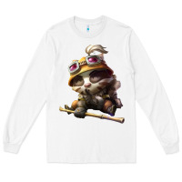 White league of legends teemo Long Sleeve Tee - linhVisuals