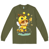 Army Green league of legends beemo Long Sleeve Tee - linhVisuals