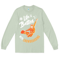Matcha snowboard t  shirt snowboarding i snowboarder i winter sports t  shirt Long Sleeve Tee - linhVisuals