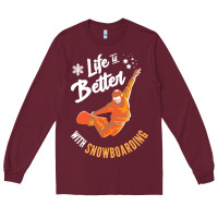 Snowboard T  Shirt Snowboarding I Snowboarder I Winter Sports T  Shirt Long Sleeve Tee | Teevron